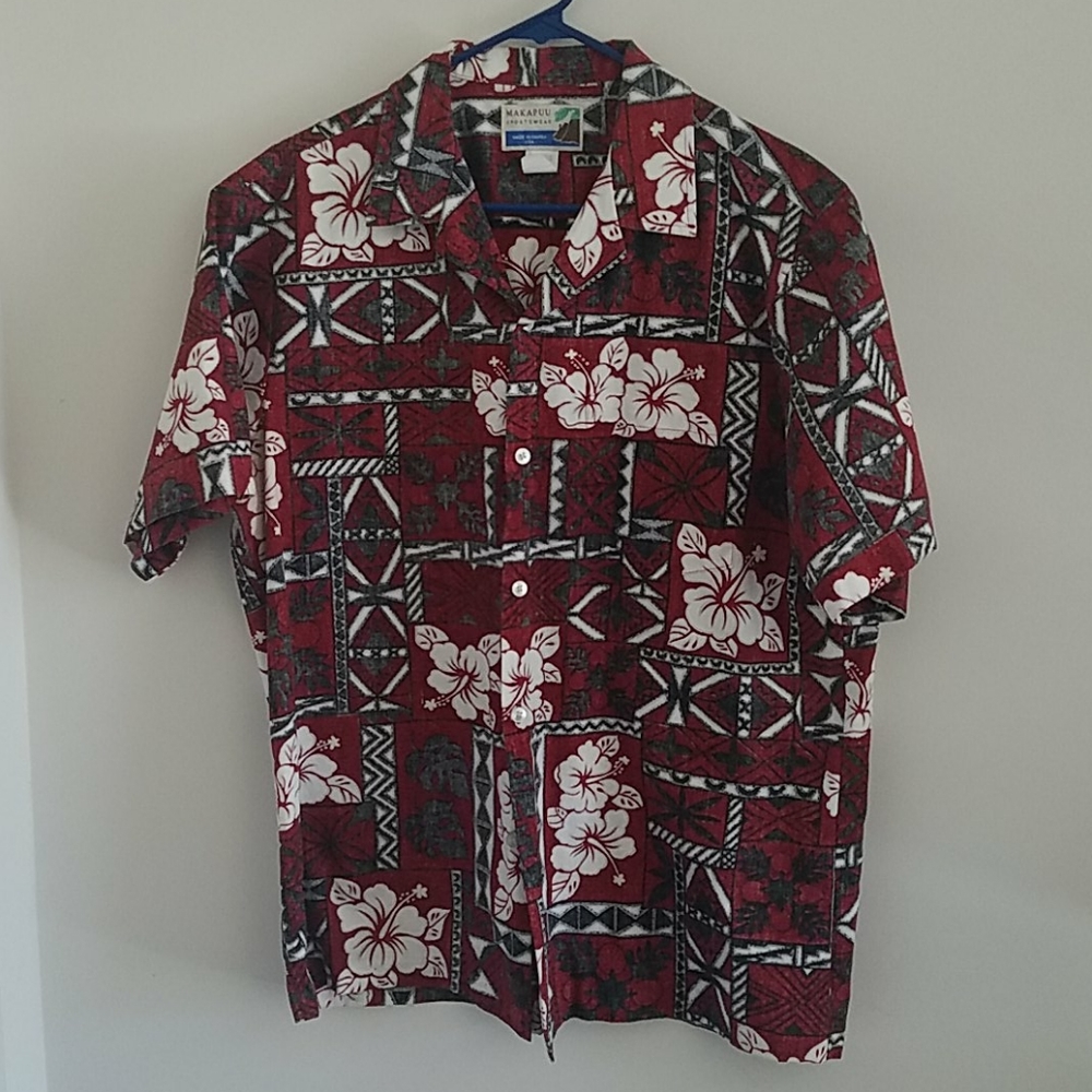 Vintage Hawaiian Button Down Shirt